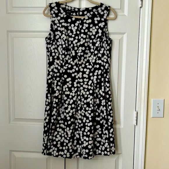white christmas dresses Kaliyah Black & Cream Satin Midi Dress main image 0